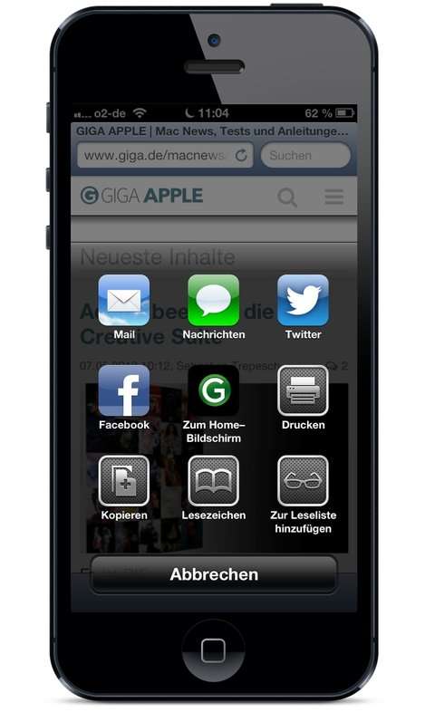 iPhone und iPad: Safari-Startseite einrichten mit GIGA APPLE (Einsteigertipp)